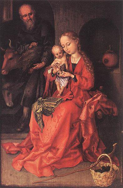 Martin Schongauer The Holy Family